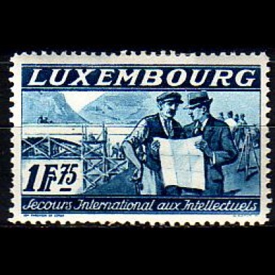 Luxemburg Mi.Nr. 275 Int. Hilfswerk für Intellektuelle, Ingenieur (1,75+1,75)