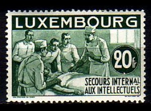 Luxemburg Mi.Nr. 280 Int. Hilfswerk für Intellektuelle, Chirurg (20+20)