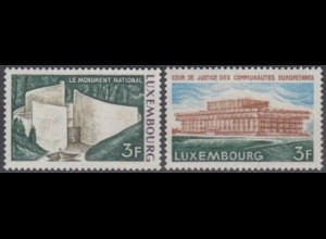 Luxemburg Mi.Nr. 850-51 Bauten (2 Werte)