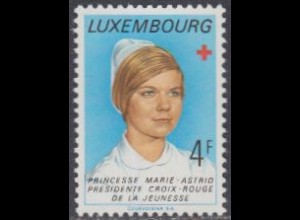 Luxemburg Mi.Nr. 876 Prinzessin Marie-Astrid, Jugendsektion Rotes Kreuz (4)