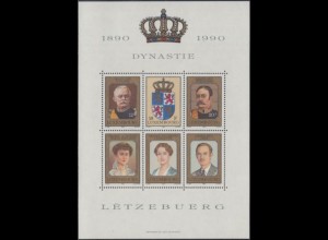 Luxemburg Mi.Nr. Block 16 100Jahre Dynastie