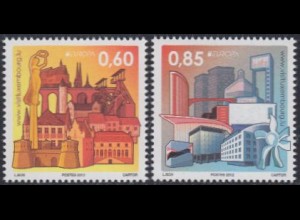 Luxemburg Mi.Nr. 1943-44 Europa 12, Besuche (2 Werte)