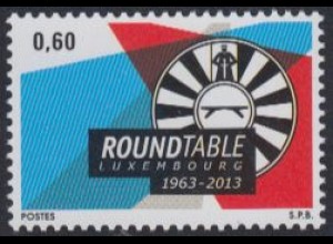 Luxemburg Mi.Nr. 1965 Jahrestage, 50Jahre Wohltätigkeitsclub Round Table (0,60)