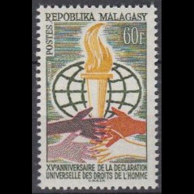 Madagaskar Mi.Nr. 518 15.Jahrestag Verkündung der Menschenrechte (60)