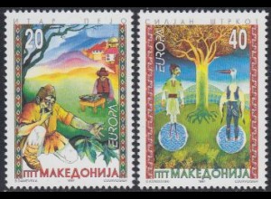 Makedonien Mi.Nr. 102-03 Europa 97, Sagen und Legenden (2 Werte)