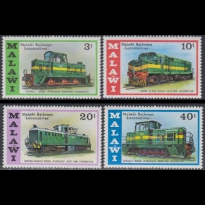 Malawi Mi.Nr. 267-70 Lokomotiven (4 Werte)