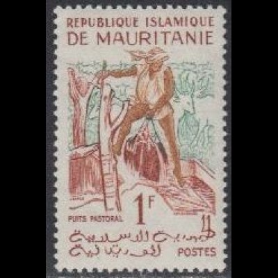 Mauretanien Mi.Nr. 164 Freim. Mann am Brunnen (1)