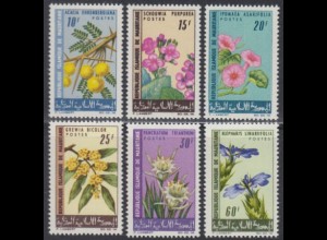 Mauretanien Mi.Nr. 282-87 Einheimsiche Flora (6 Werte)