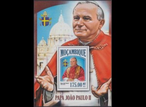 Mocambique Mi.Nr. Block 824 Papst Johannes Paul II