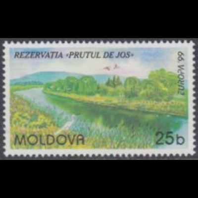 Moldawien Mi.Nr. 305 Europa 99, Natur-+ Nationalparks, Untere Prut (25)