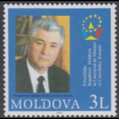 Moldawien Mi.Nr. 475 Vorsitz Moldawiens im Ministerkomitee des Europarates (3)
