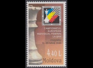 Moldawien Mi.Nr. 513 Schach-EM der Frauen (4,40)