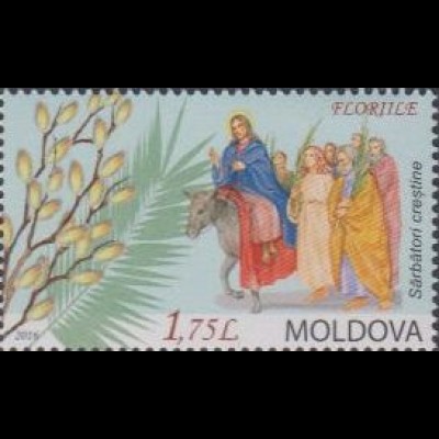 Moldawien MiNr. 957 Palmsonntag, Jesus reitet nach Jerusalem (1,75)