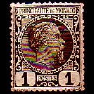 Monaco Mi.Nr. 1 Freim. Fürst Charles III (1 c)