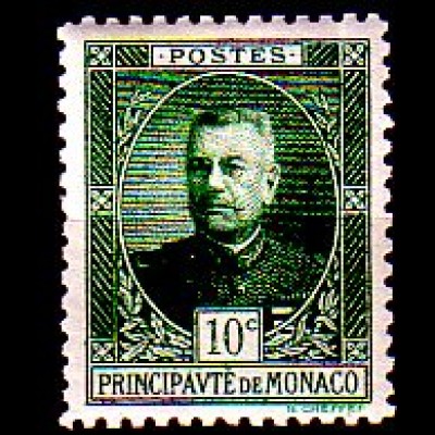 Monaco Mi.Nr. 65 Freim. Fürst Louis II (10 c)