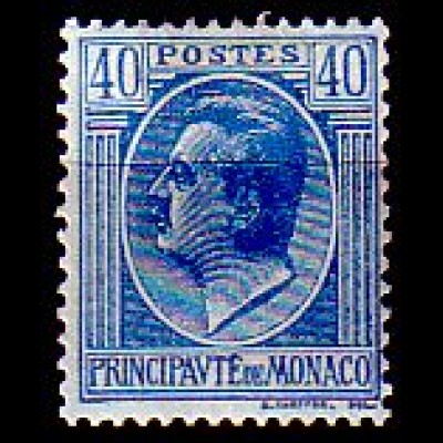 Monaco Mi.Nr. 86 Freim. Fürst Louis II (40 c)