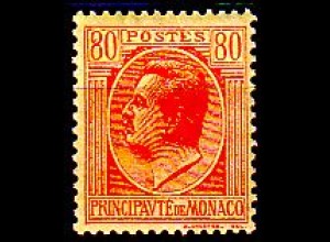 Monaco Mi.Nr. 93 Freim. Fürst Louis II (80 c)
