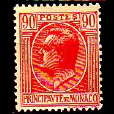 Monaco Mi.Nr. 94 Freim. Fürst Louis II (90 c)