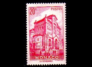 Monaco Mi.Nr. 164 Freim. Kathedrale von Monaco (20 c)