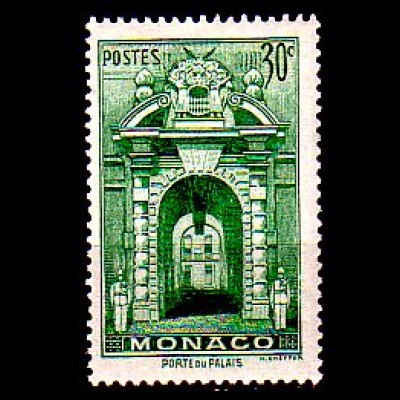 Monaco Mi.Nr. 166 Freim. Schloßeingang (30 c)