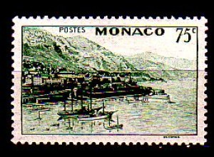 Monaco Mi.Nr. 174 Freim. Hafen und Monte Carlo (75 c)
