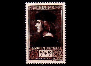 Monaco Mi.Nr. 190 Frühere Herrscher, Lucien Grimaldi (5+5c)