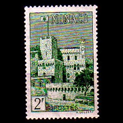 Monaco Mi.Nr. 235 Freim. Uhrturm des Schlosses (2)