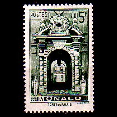 Monaco Mi.Nr. 240 Freim. Schloßeingang (5)