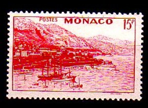 Monaco Mi.Nr. 243 Freim. Hafen und Monte Carlo (15)