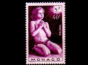 Monaco Mi.Nr. 305 Kinderhilfe, Betendes Kind (5+40)