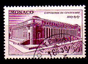 Monaco Mi.Nr. 333 Briefm.ausst., 100 J.am.Briefm., Hauptpost New York (1,50)
