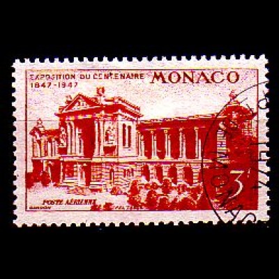 Monaco Mi.Nr. 334 Briefm.ausst., 100 J.am.Briefm., Ozeanogr. Museum (3)
