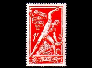 Monaco Mi.Nr. 349 F.J. Bosio, Skulptur Herkules mit Schlange (1)