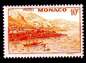Monaco Mi.Nr. 387 Freim. Hafen und Monte Carlo (10)