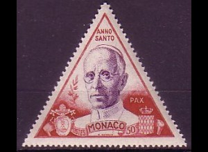 Monaco Mi.Nr. 430 Heiliges Jahr 1950, Papst Pius XII (50 c)