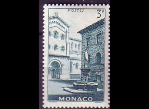 Monaco Mi.Nr. 441 Freim. St. Nikolaus Platz und Brunnen (3)