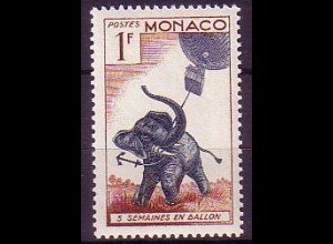 Monaco Mi.Nr. 512 Jules Verne, Elefant mit Ballon (1)