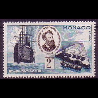 Monaco Mi.Nr. 513 Jules Verne, Kabelleger Great Eastern (2)