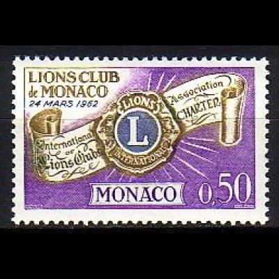 Monaco Mi.Nr. 729 Lions-Club Monaco (0,50)