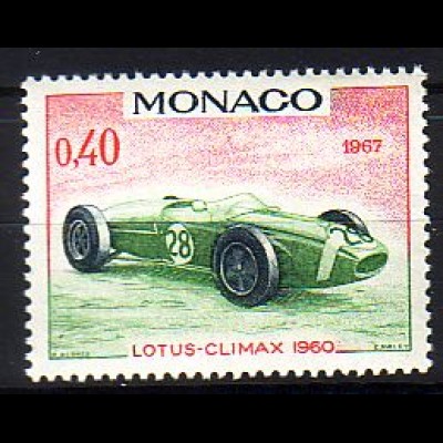 Monaco Mi.Nr. 856 Monaco Grand Prix, Lotus-Climax 1960 (0,40)