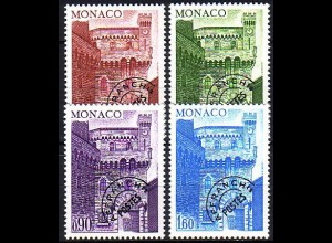 Monaco Mi.Nr. 1207-10 Freim. Uhrturm (4 Werte)