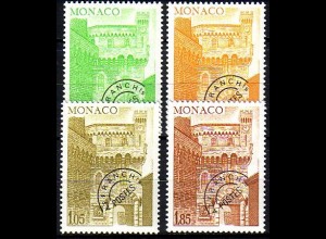 Monaco Mi.Nr. 1275-78 Freim. Uhrturm (4 Werte)