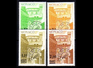 Monaco Mi.Nr. 1301-04 Freim. Uhrturm mit Aufdr. (4 Werte)