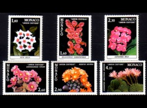 Monaco Mi.Nr. 1506-11 Exotische Pflanzen (6 Werte)