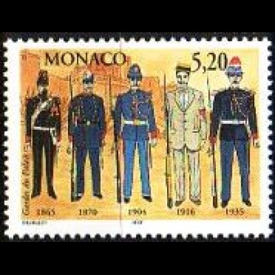 Monaco Mi.Nr. 2361 Gardeuniformen (1865-1935) (5,20)
