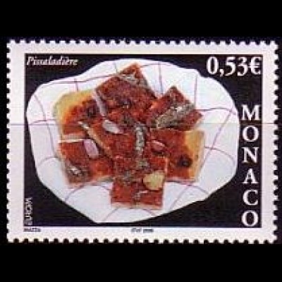 Monaco Mi.Nr. 2747 Europa 2005, Gastronomie, Pissaladière (0,53)