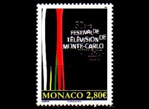 Monaco Mi.Nr. 2999 50. Int. Fernsehfestival von Monte Carlo (2,80)