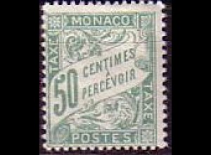 Monaco Mi.Nr. P 16 Ziffernzeichnung, grün (50)