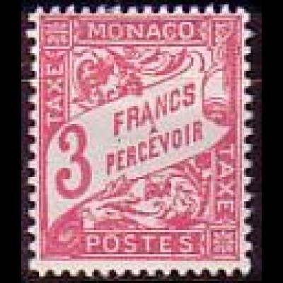 Monaco Mi.Nr. P 20 Ziffernzeichnung (3)