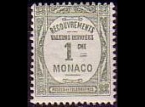 Monaco Mi.Nr. P 21 Postauftragsmarken, Ziffernzeichnung (1)